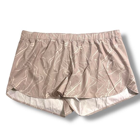 Old Navy Active Womens Athletic Summer Shorts Stretch Quick Dry Lined Beige XXL - Picture 1 of 6